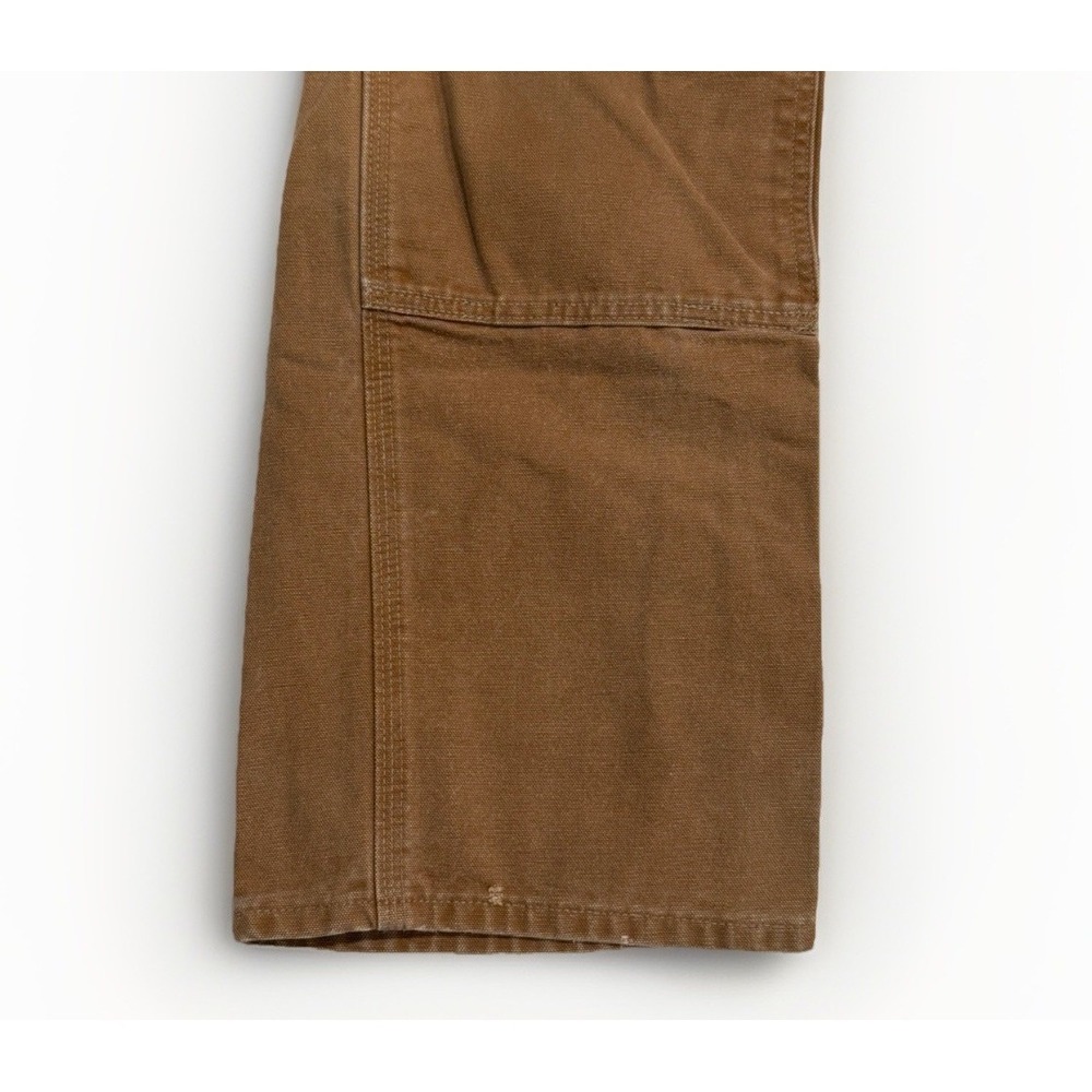 VTG Carhartt Men's Sz 32 Brown Double Knee Carpenter B01 BRN Pants Work USA Made - Picture 4 of 11